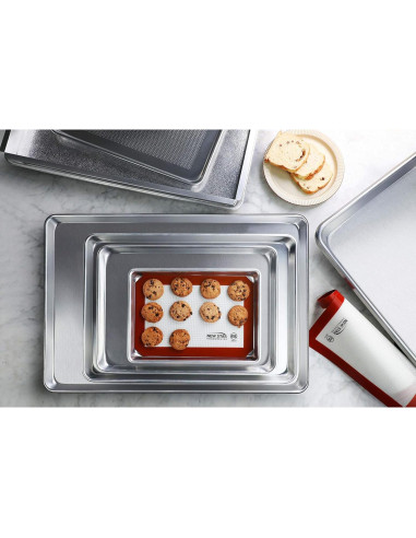 Bandeja de Horno Aluminio Nueva Estrella 23x33 cm Grado Comercial