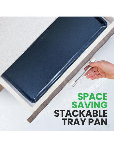 Bandeja para Hornear Galletas NutriChef XL Antiadherente 55.4x40.1cm