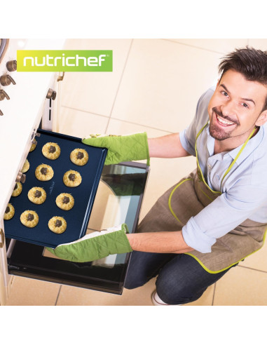 Bandeja para Hornear Galletas NutriChef XL Antiadherente 55.4x40.1cm