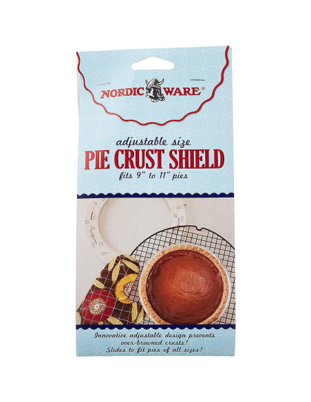 Escudo de Pastel Ajustable Nordic Ware 20-25 cm Aluminio