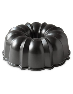 Molde Bundt Nordic Ware Original 12-Cup Aluminio Gris 3L