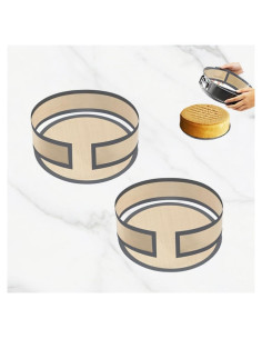 Paquete de 2 Tapetes de Silicona RUNZI 22.35 cm Antiadherente