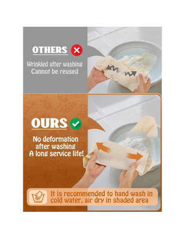 Toallas de Té ANPHSIN 71x71cm 100% Algodón para Fermentación Pan