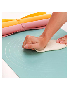 Alfombrilla de Silicona Bezseili 60x40cm Antiadherente Verde