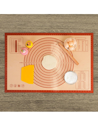 Alfombrilla de Silicona para Repostería UWILLION 91x61cm