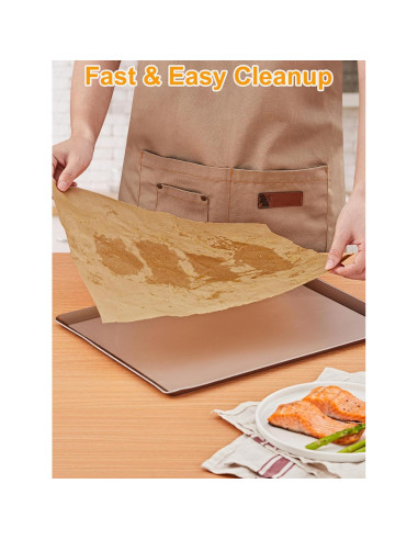 Rollo de Papel Pergamino SMARTAKE 38 cm x 33 m Antiadherente