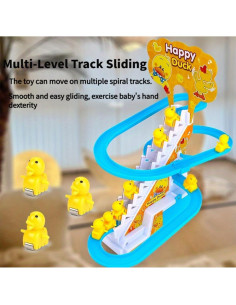 Juguete Eléctrico de Patito que Sube Escaleras BuerKeo 2