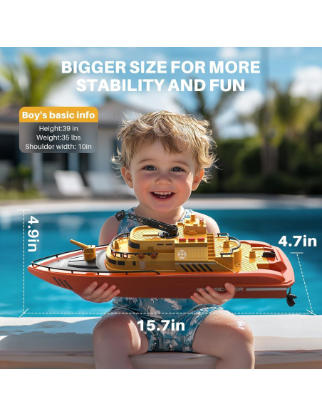 Barco de Control Remoto SYMA Q14 Bombero 40 cm 15 km/h