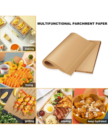 200 Hojas de Papel Pergamino Pre-cortado 23x33cm HOFHTD