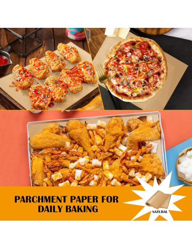 200 Hojas de Papel Pergamino Pre-cortado 23x33cm HOFHTD