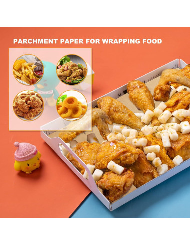 200 Hojas de Papel Pergamino Pre-cortado 23x33cm HOFHTD