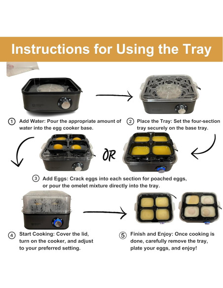Hervidor de Huevos Eléctrico Annie & Mia, Acero Inoxidable, 8 Huevos