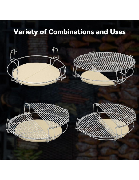 Kit Parrilla Kettle Skyflame Acero Inoxidable 22" con Deflectores
