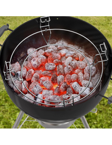 Kit Parrilla Kettle Skyflame Acero Inoxidable 22" con Deflectores