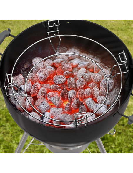 Kit Parrilla Kettle Skyflame Acero Inoxidable 22" con Deflectores