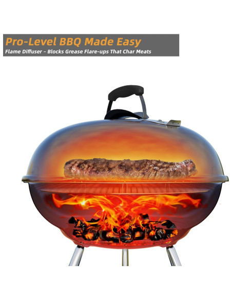 Repuesto Parrilla Acero Inoxidable 22" Benzoyl para Weber