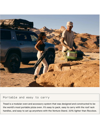 Horno de Pizza Portátil Gozney Tread Gas Propano 12" + Accesorios