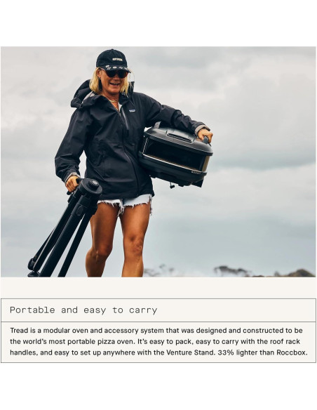 Horno de Pizza Portátil Gozney Tread Gas Propano 12" + Paleta