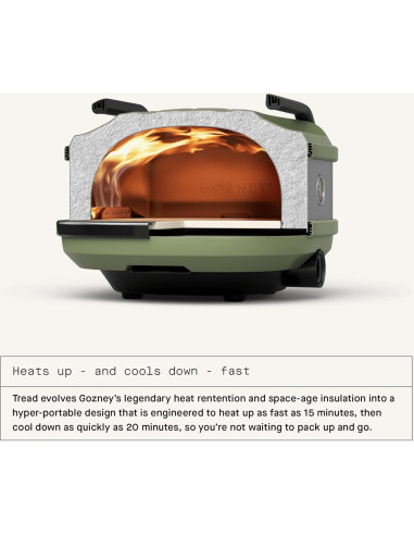 Horno de Pizza Portátil Gozney Tread Gas Propano 12" + Accesorios