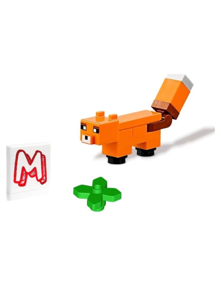 LEGO Minecraft Minifigura Zorro 2,54 cm - Piezas Sueltas LEGO Minecraft Minifigura Zorro 2,54 cm - Piezas Sueltas