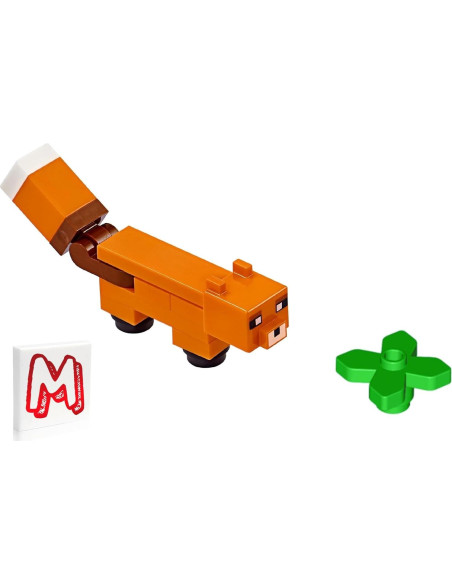 LEGO Minecraft Minifigura Zorro 2,54 cm - Piezas Sueltas LEGO Minecraft Minifigura Zorro 2,54 cm - Piezas Sueltas