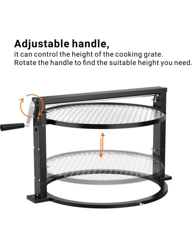 Sistema de Parrilla Rotisserie Onlyfire para Weber 22" Ajustable