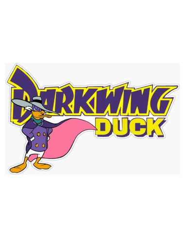 Calcomanía de Vinilo Impermeable EMC Graphics 12.7 cm Darkwing Duck