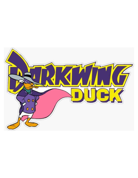 Calcomanía de Vinilo Impermeable EMC Graphics 12.7 cm Darkwing Duck