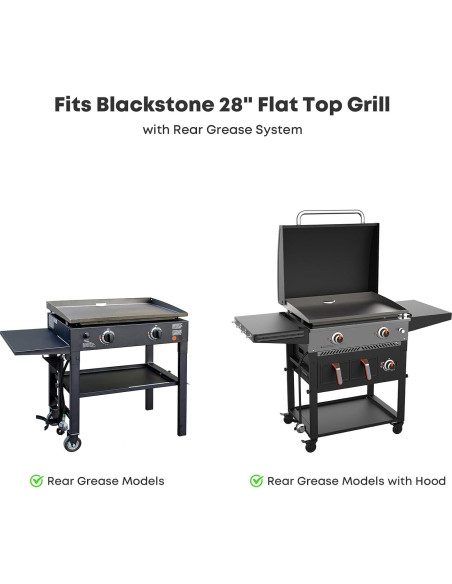 Plancha de Acero Inoxidable Stanbroil 28" para Parrilla Blackstone