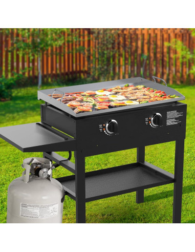 Plancha de Acero Inoxidable Stanbroil 28" para Parrilla Blackstone