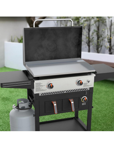 Plancha de Acero Inoxidable Stanbroil 28" para Parrilla Blackstone