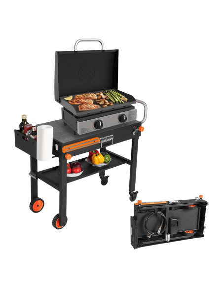 Carrito de Mesa Plegable para Parrilla EsFrondo YP 39A-001