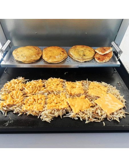 Parrilla Calentadora Acero Inoxidable BBQration 15-25" para Blackstone