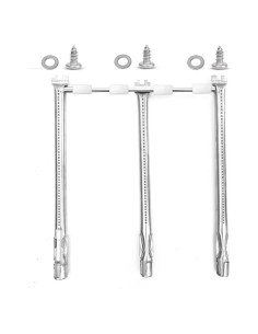 Tuberías de Quemador de Parrilla GOKOTASA 69787 para Weber Spirit 300