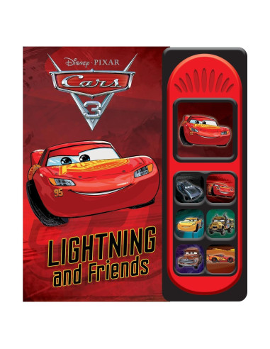 Disney Pixar Cars 3 - Lightning McQueen and Friends Little Sound Book - Play-a-Sound - PI Kids