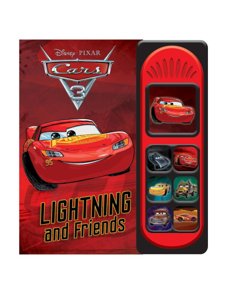 Disney Pixar Cars 3 - Lightning McQueen and Friends Little Sound Book - Play-a-Sound - PI Kids