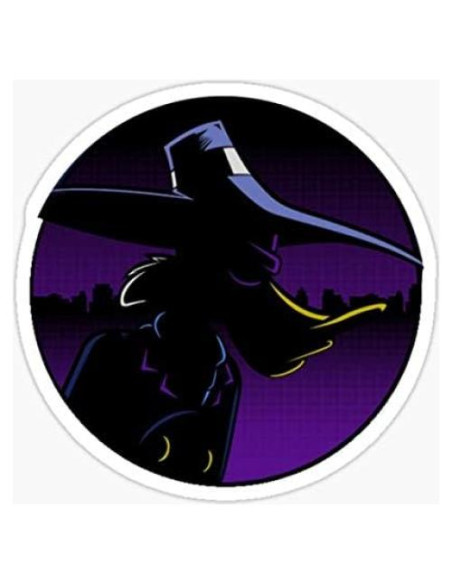 Calcomanía Pato Oscuro para Auto y Pared - 15x13 cm