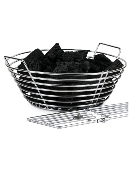 Cesta de Ceniza de Carbón Inoxidable Dallden para Big Green Egg