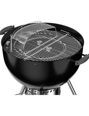 Rejilla de Calentamiento Acero Inoxidable Skyflame 43x22cm