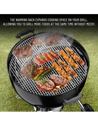 Rejilla de Calentamiento Acero Inoxidable Skyflame 43x22cm