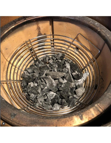 Cesta de Ceniza de Carbón Inoxidable Dallden para Big Green Egg