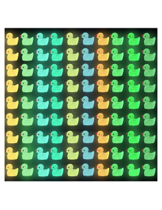 200 Patitos Miniatura Luminiscentes DULEFUN 1.5x1.8 cm