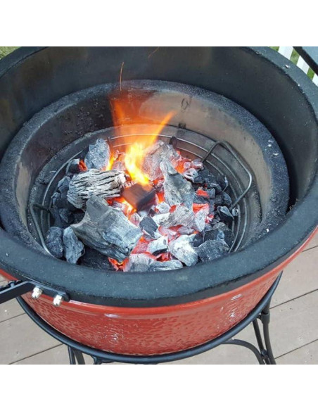 Cesta de Ceniza de Carbón Inoxidable Dallden para Big Green Egg