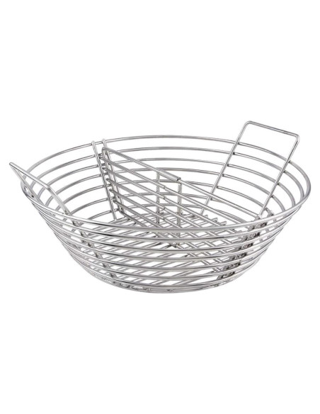 Cesta de Carbón Lump Mydracas con Divisor para Big Green Egg