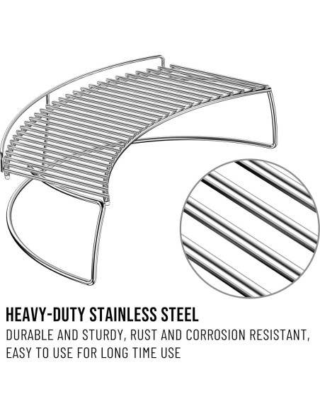 Rejilla de Calentamiento Acero Inoxidable Skyflame 43x22cm