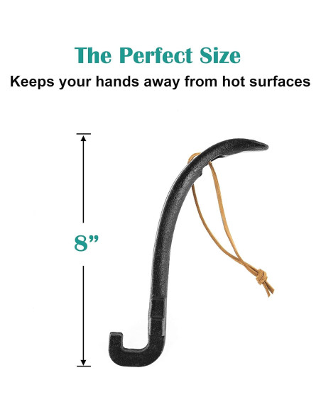 Elevador de Rejilla de Hierro Fundido EasiBBQ 20.32 cm