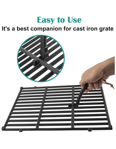 Elevador de Rejilla de Hierro Fundido EasiBBQ 20.32 cm