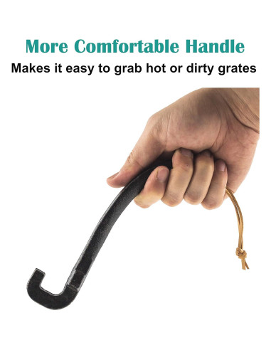 Elevador de Rejilla de Hierro Fundido EasiBBQ 20.32 cm