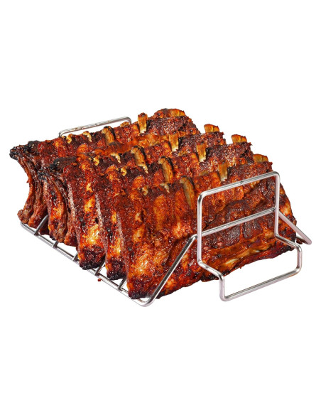 Soporte para Costillas y Asados BONPAZ BKa-LPJ01 Acero Inoxidable Soporte para Costillas y Asados BONPAZ BKa-LPJ01 Acero Inoxidable