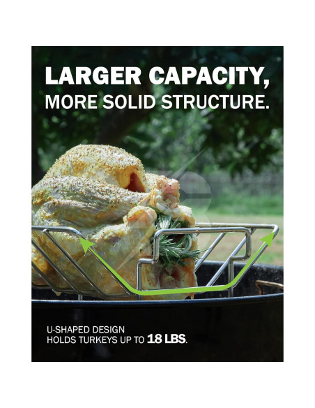 Soporte para Costillas y Asados BONPAZ BKa-LPJ01 Acero Inoxidable Soporte para Costillas y Asados BONPAZ BKa-LPJ01 Acero Inoxidable